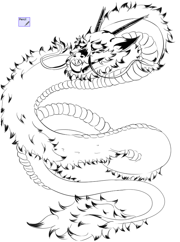 Рисуем дракона